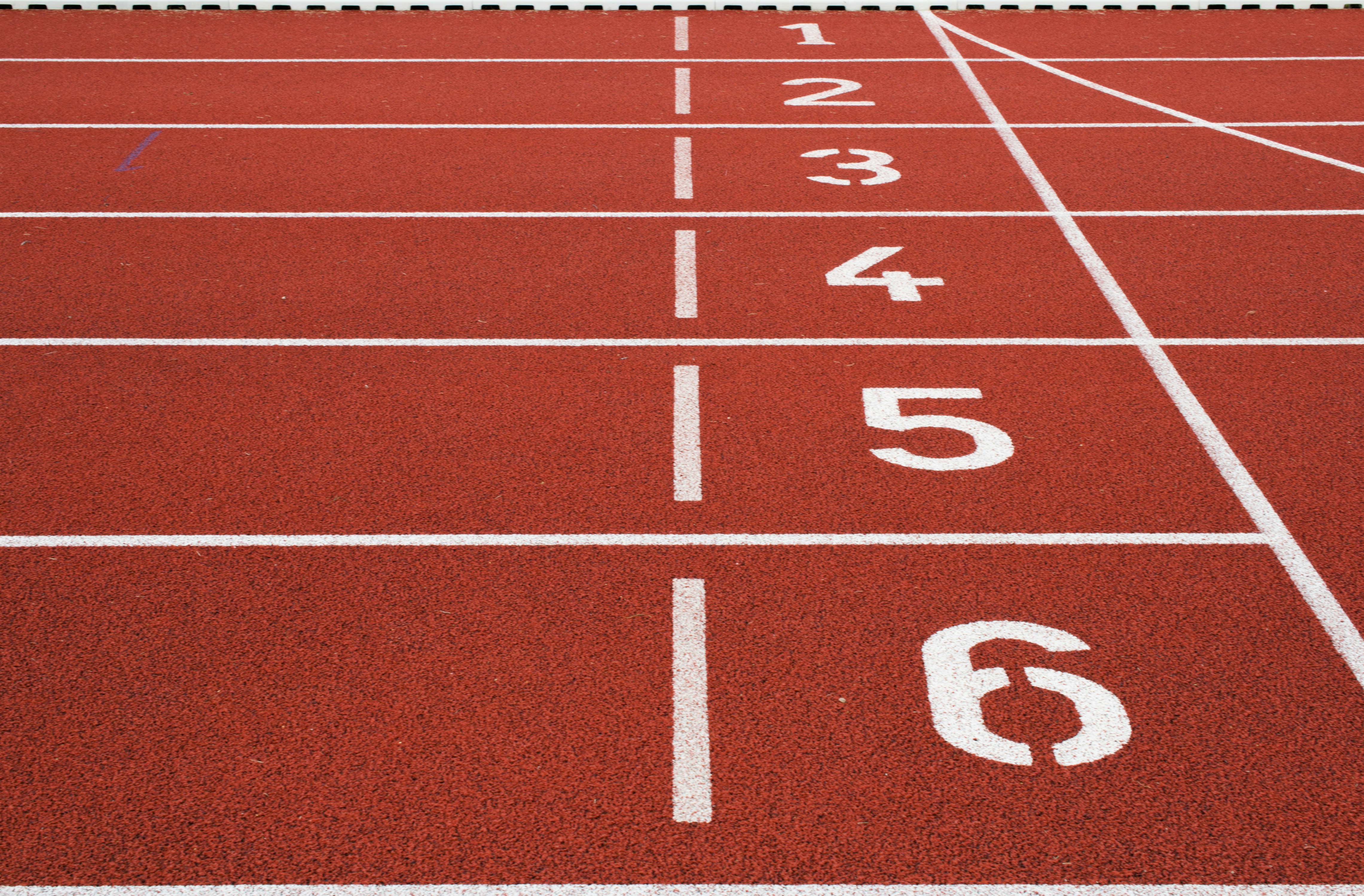 Running track starting lanes symbolizing the starting line of your home buying journey
