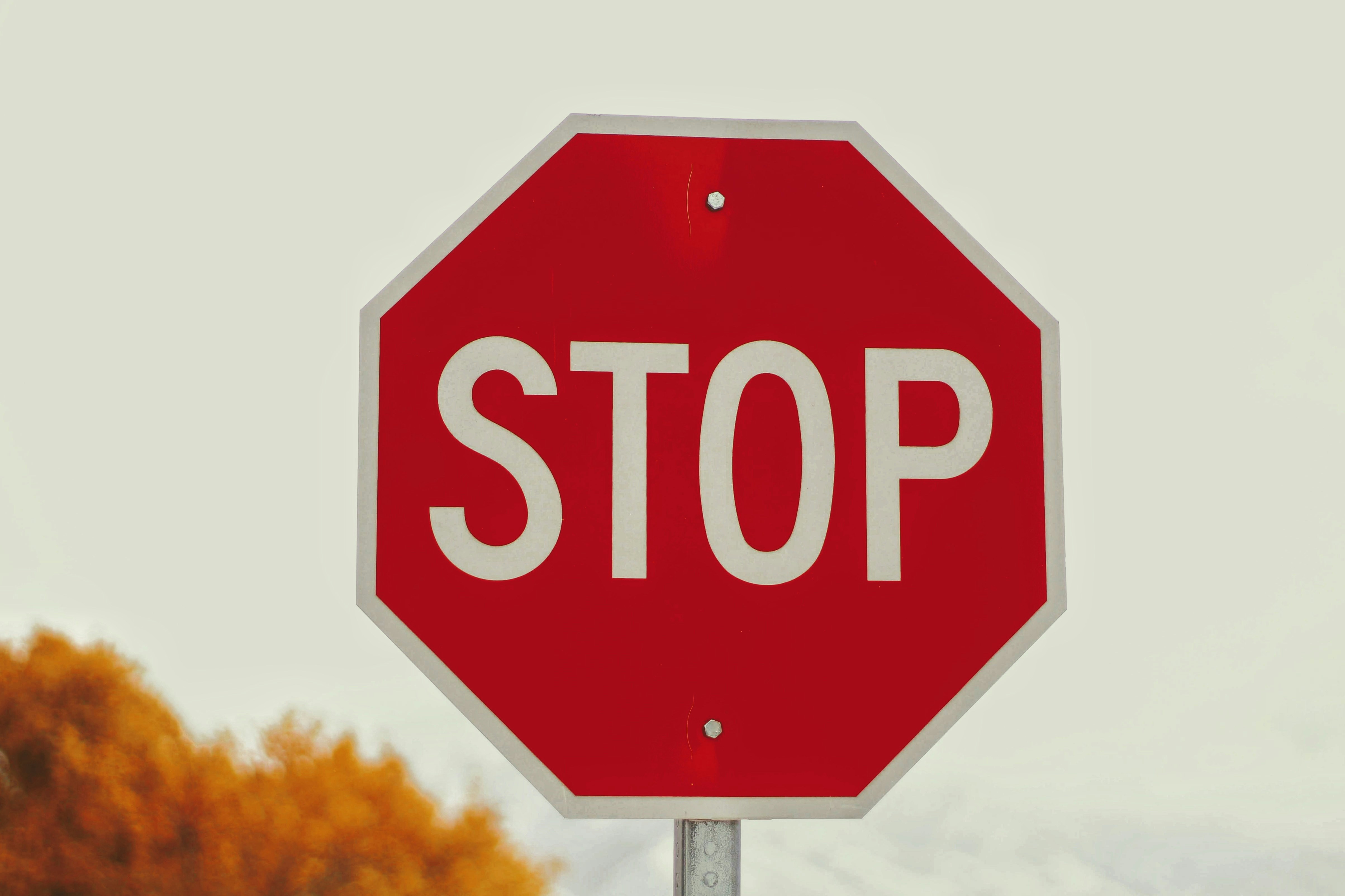 Stop sign — what not to do after getting pre-approved for a mortgage